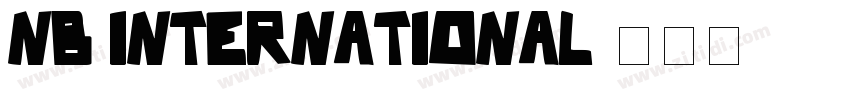 NB International字体转换